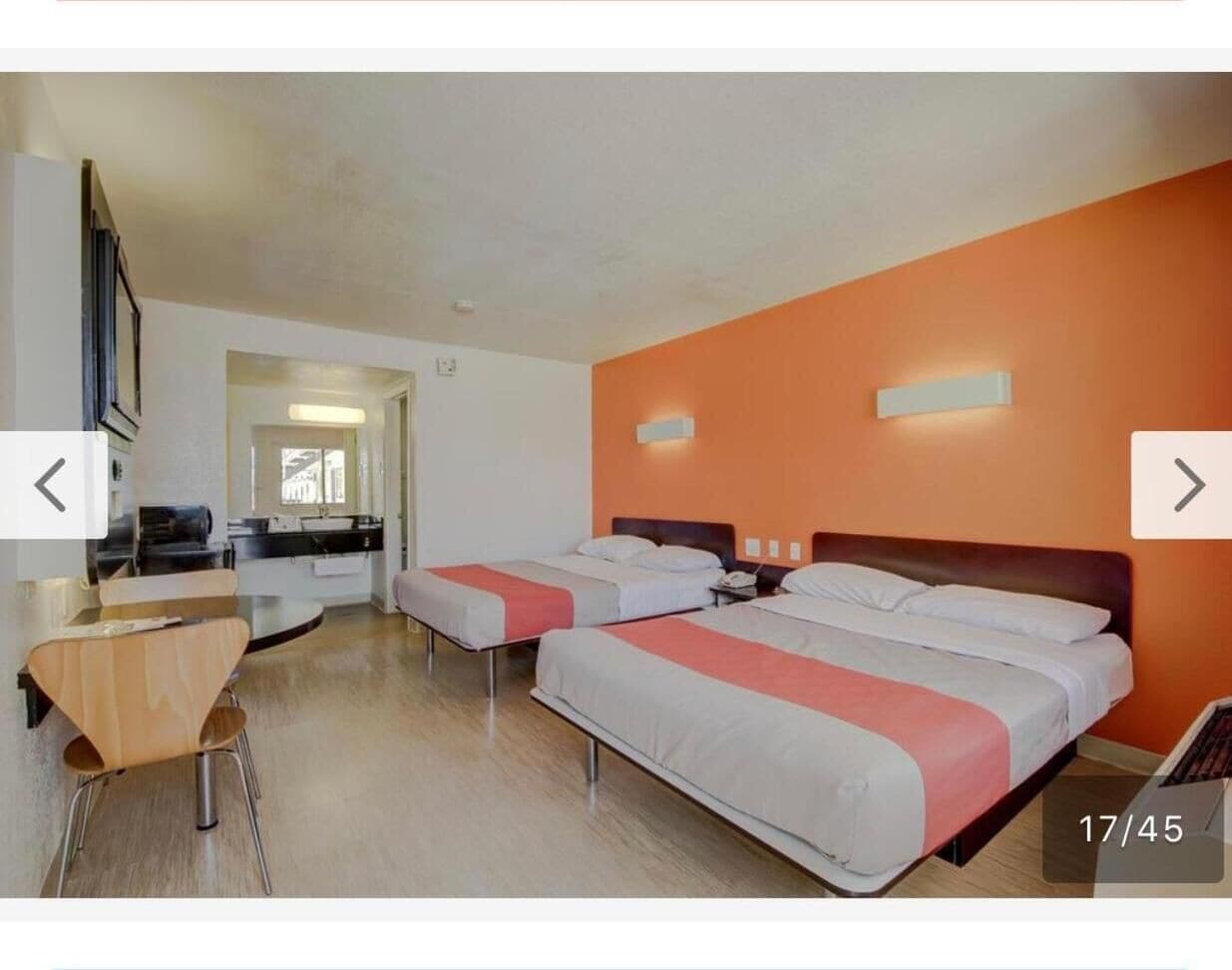 Free WiFi, bed sheets