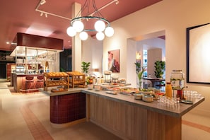 Daily buffet breakfast (EUR 23 per person)