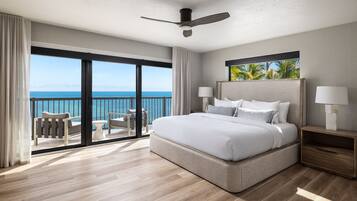 Villa, 3 habitaciones, frente al mar | 1 dormitorio, ropa de cama de alta calidad, decoración individual