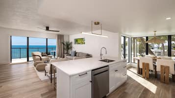 Villa, 3 chambres, en front de mer | Literie de qualité supérieure, décoration personnalisée