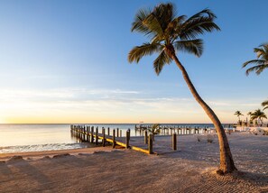 Private beach, sun-loungers, beach towels, snorkelling