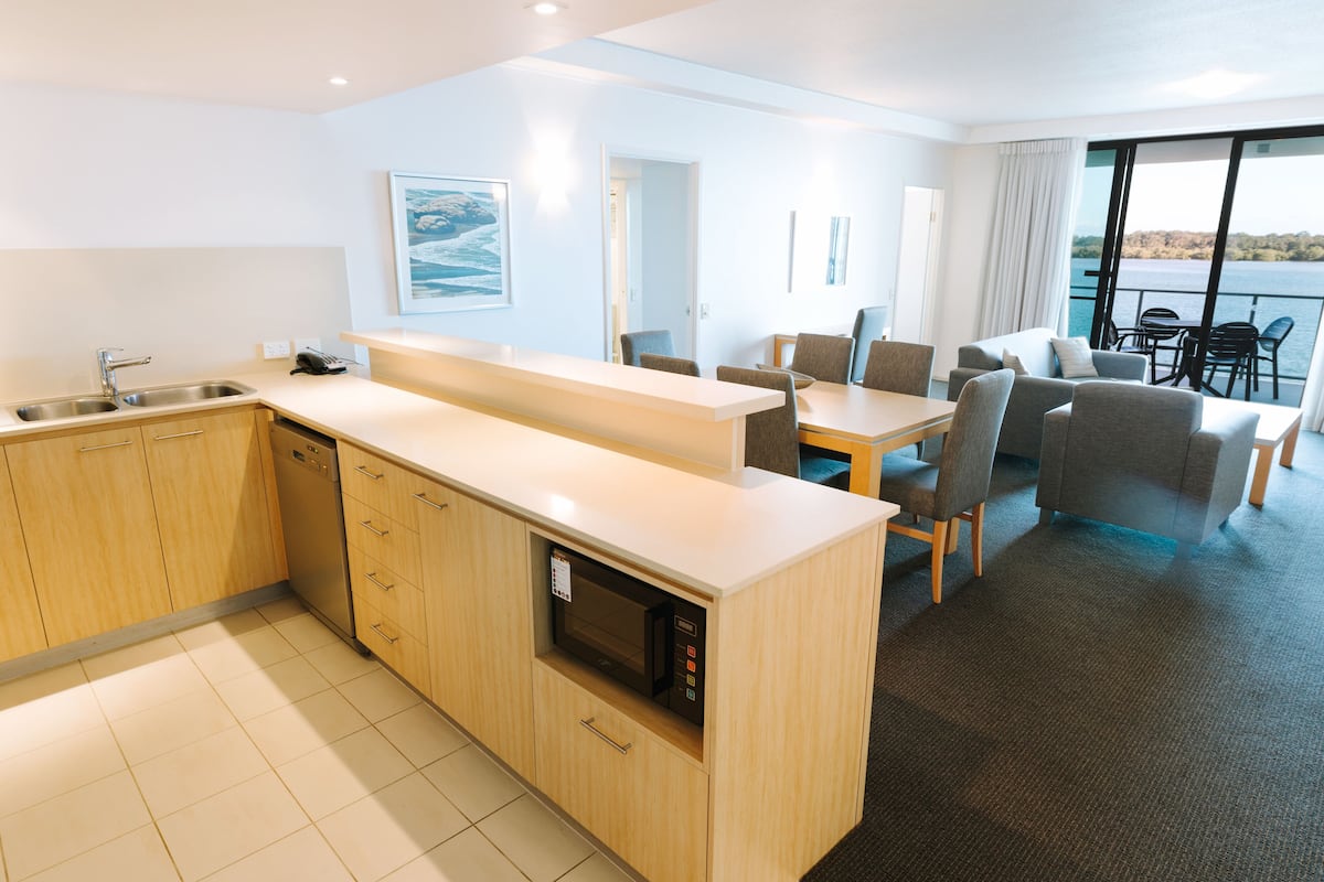 One Bedroom Corner Suite | Private kitchen | Espresso maker