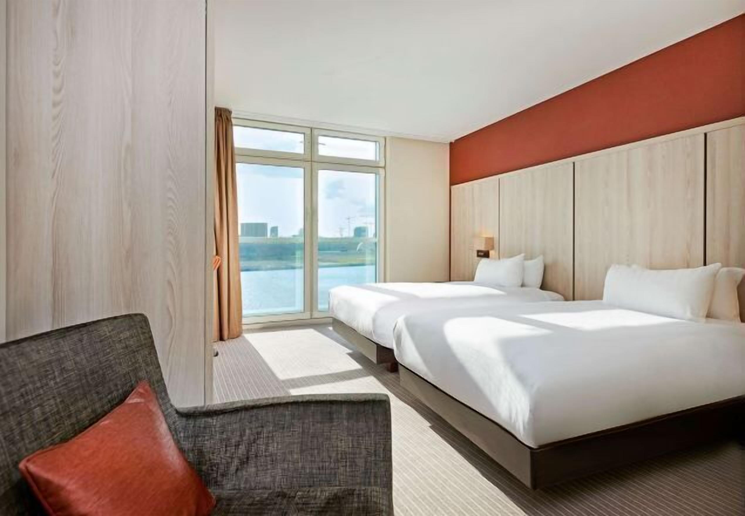 In-room safe, desk, laptop workspace, blackout curtains