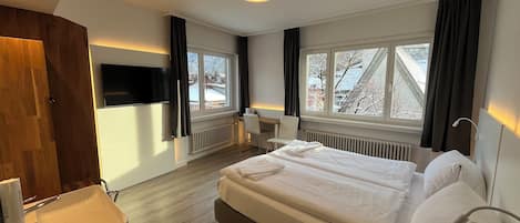 Superior Double Room | Hypo-allergenic bedding, in-room safe, individually decorated, desk