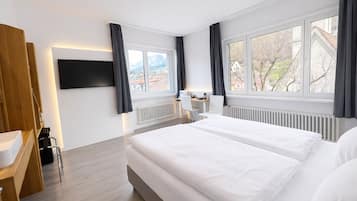 Superior Double Room | Hypo-allergenic bedding, in-room safe, individually decorated, desk