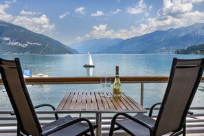 Twin Room with Lake View (incl. City Tax) | Balcony view