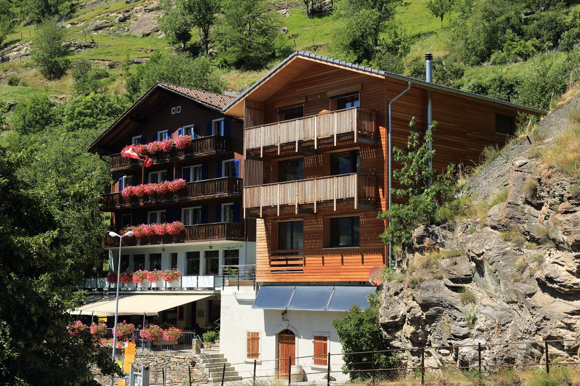 Façade de l’hébergement