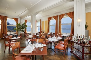 Breakfast, lunch served; local and international cuisine, garden views
