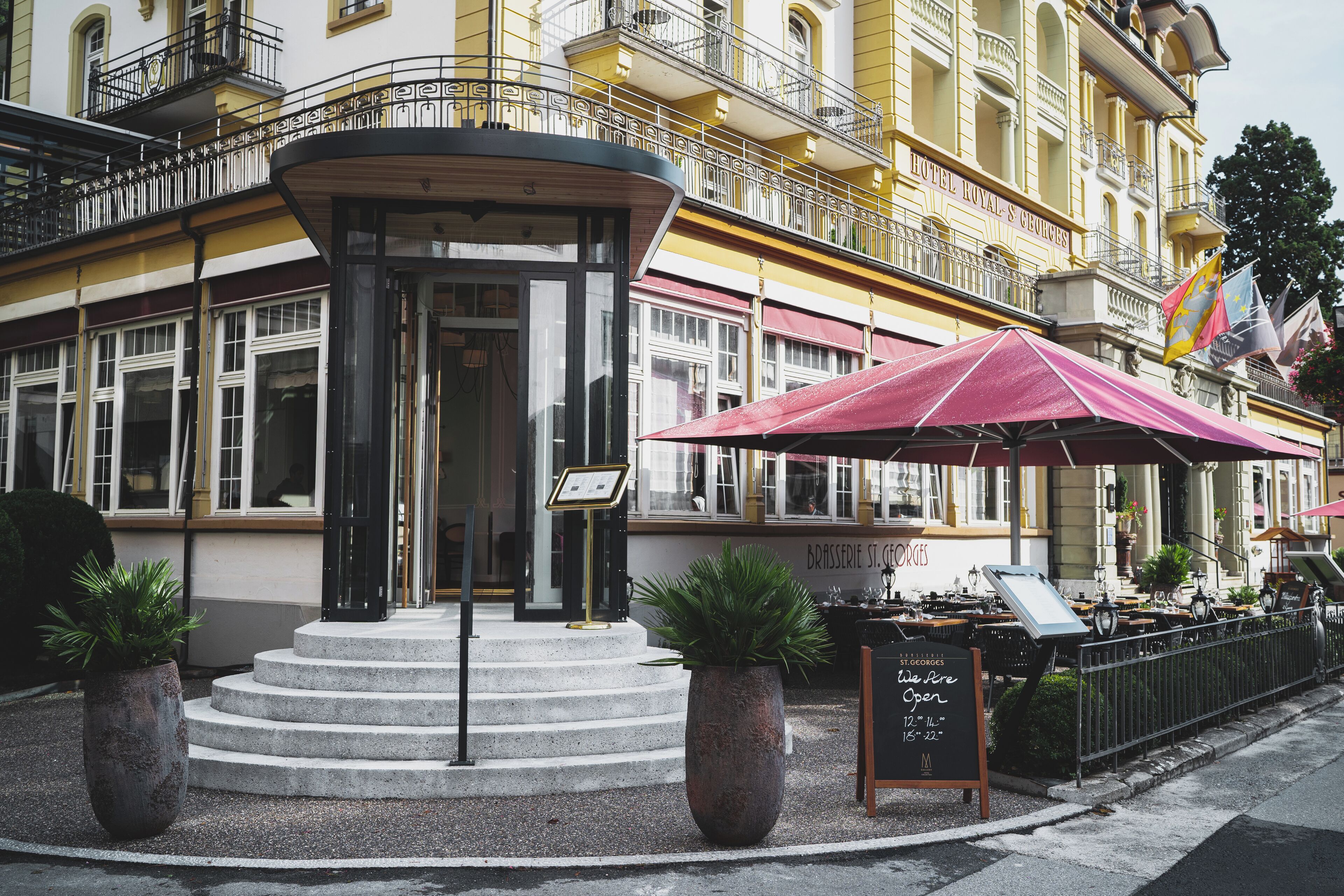 daily buffet breakfast (chf 32 per person)