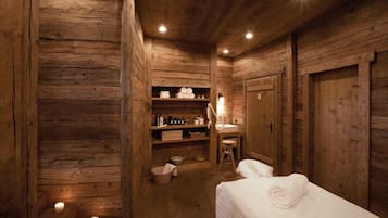 Sauna, hot tub, body treatments, body scrubs, facials