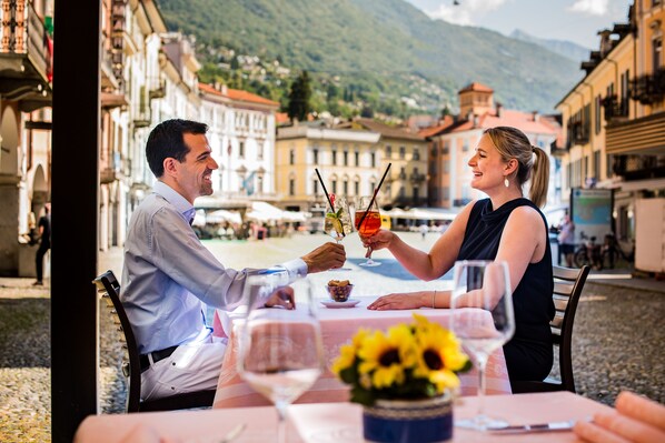Breakfast, lunch and dinner served - Hotel dell'Angelo (Locarno)