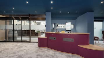 Check-in/check-out kiosk