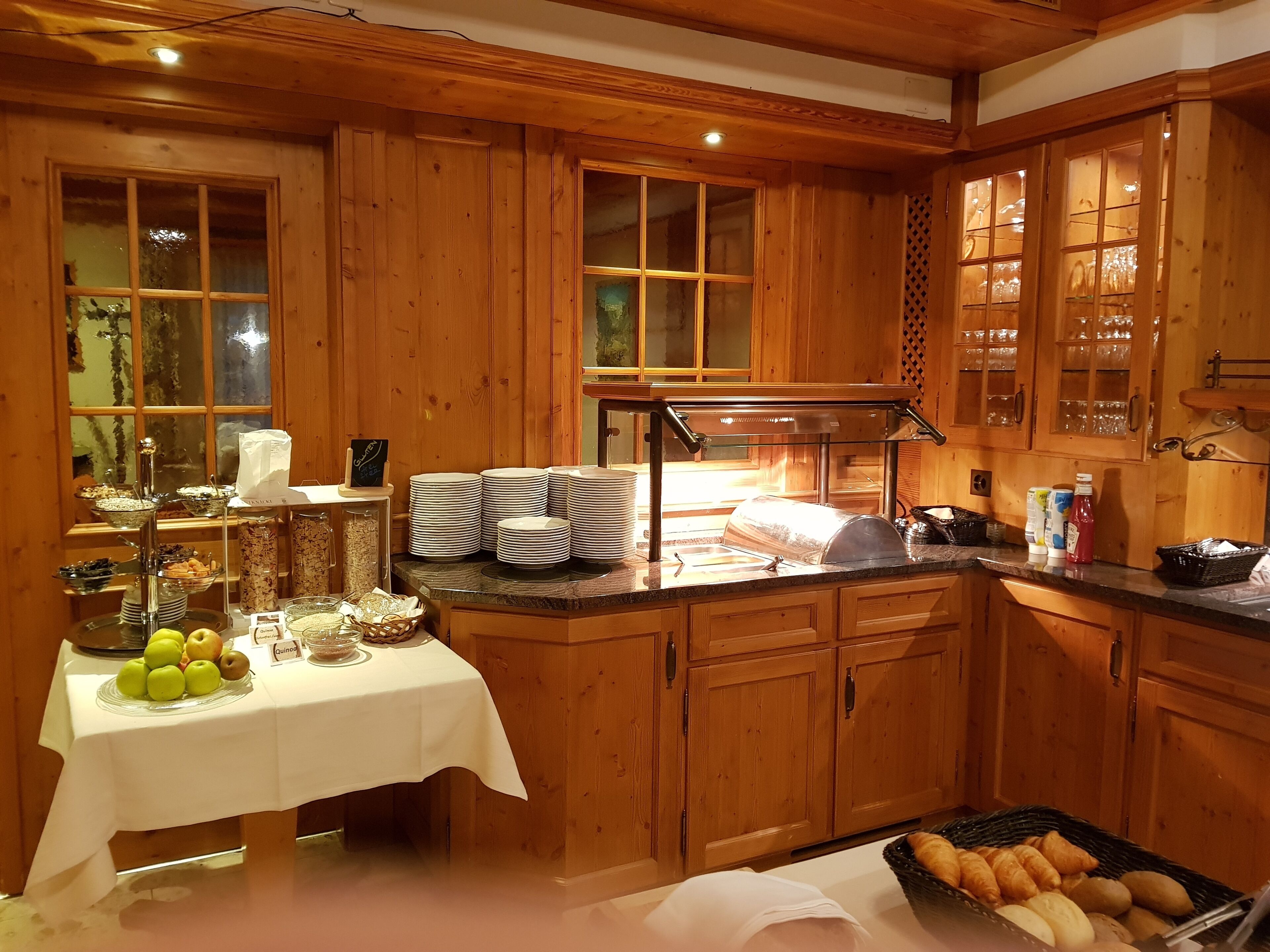 daily buffet breakfast (chf 16 per person)