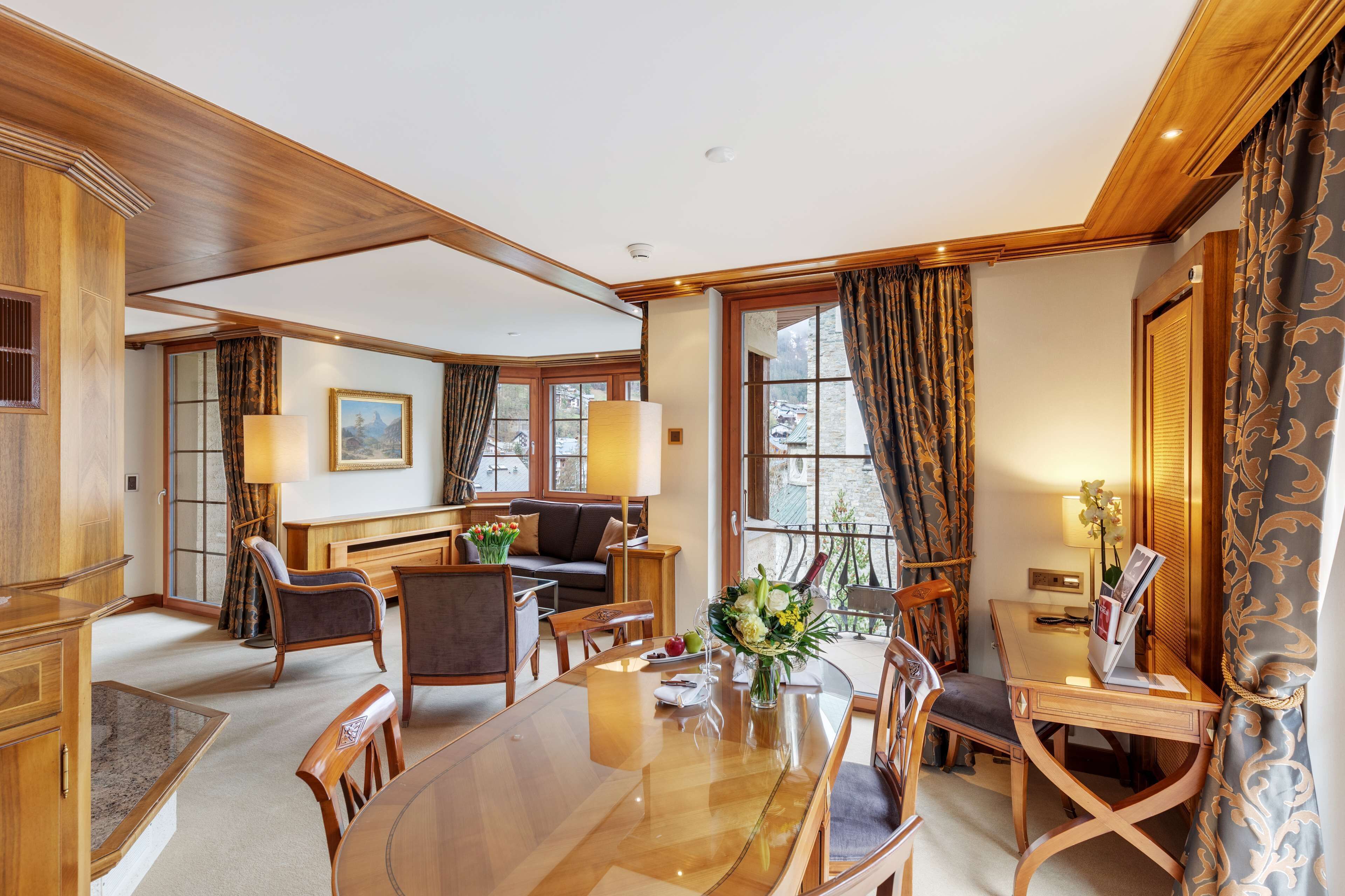 grand suite (matterhorn view) | 1 bedroom, hypo-allergenic bedding, minibar, in-room safe