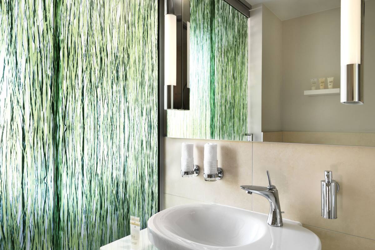 single room | bathroom | shower, free toiletries, hair dryer, slippers