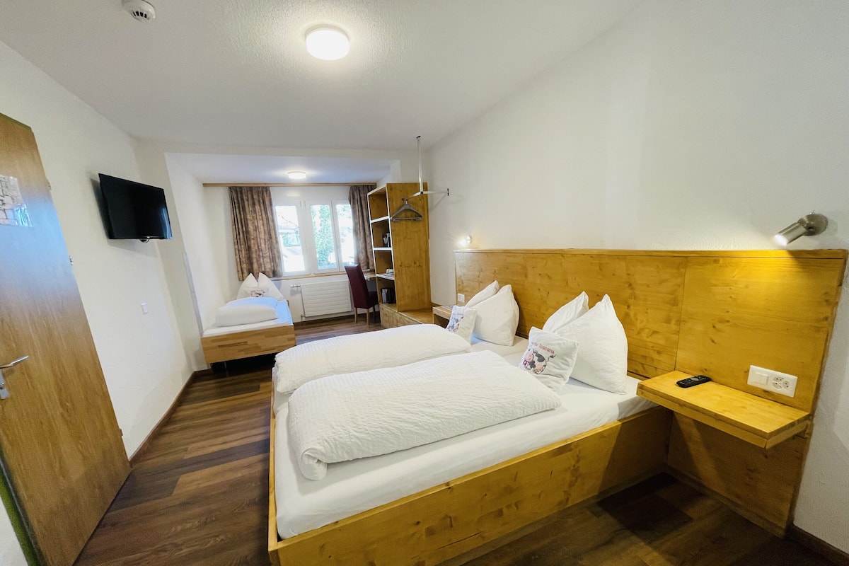 Basic Triple Room | 1 bedroom, in-room safe, desk, laptop workspace