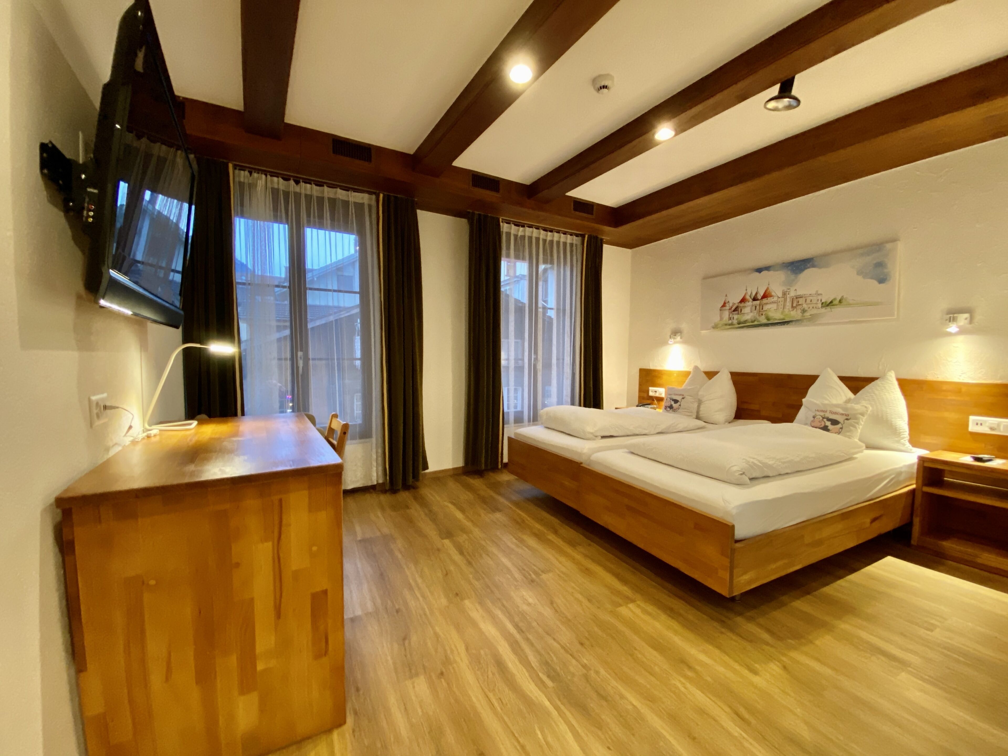 Chambre avec lits jumeaux