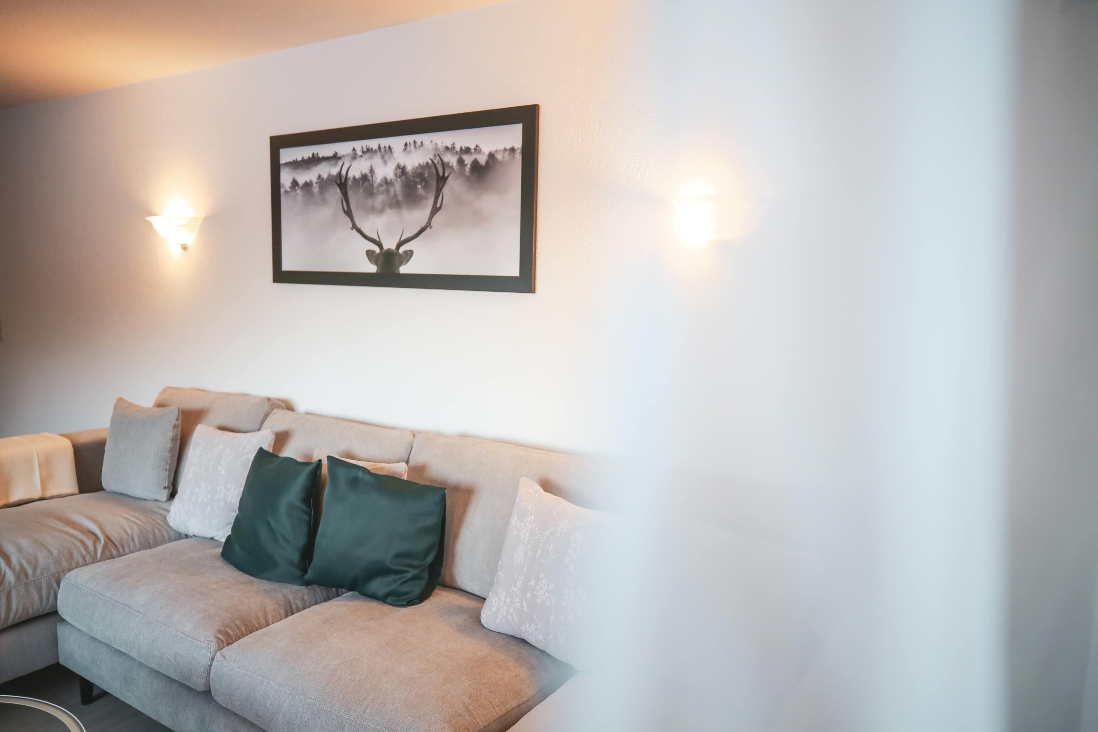 condo | living area | tv