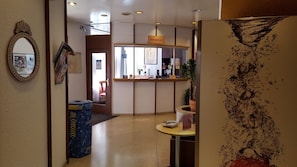Interior entrance