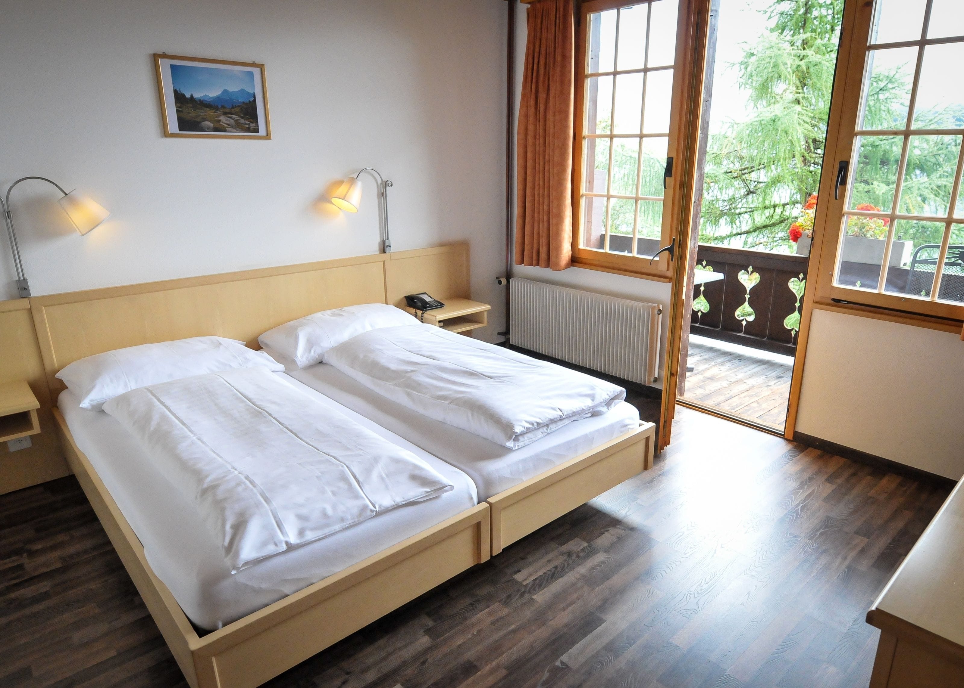 superior double room, balcony, mountain view | 1 bedroom, in-room safe, desk, blackout curtains