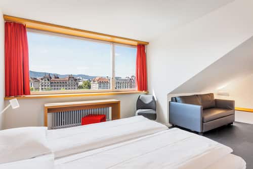 Panorama kamer | Hypoallergeen beddengoed, een strijkplank/strijkijzer, gratis wifi
