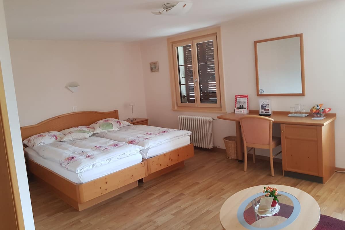 Minibar, desk, rollaway beds, free WiFi
