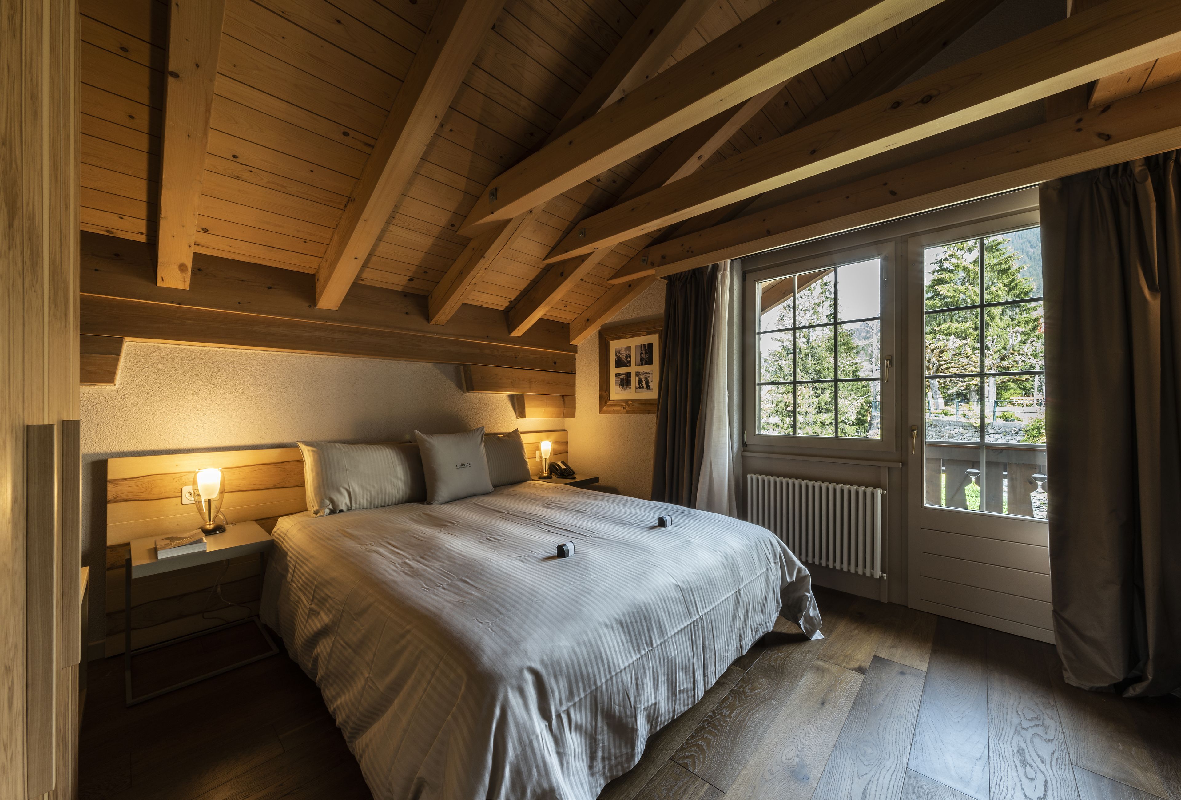 basic double room, 1 queen bed, balcony | view from room