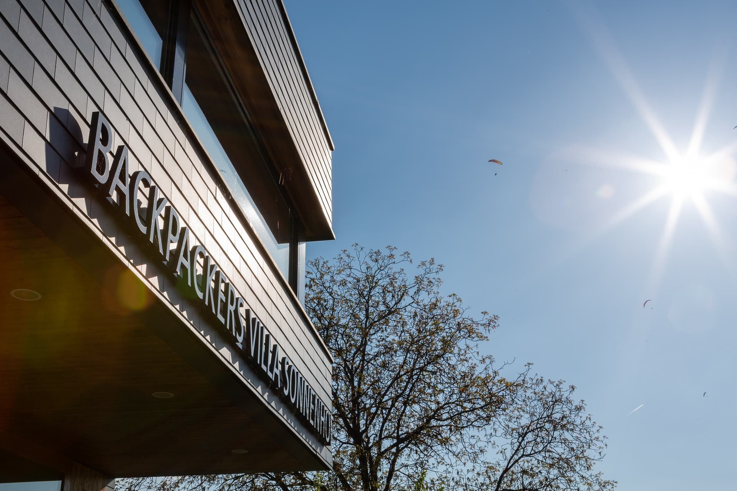 Fassade der Unterkunft