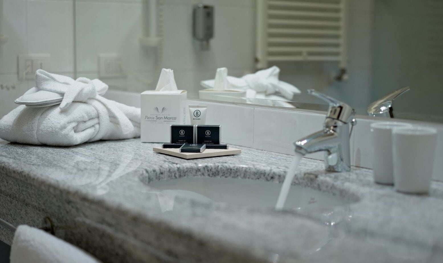 shower, eco-friendly toiletries, hair dryer, dressing gowns