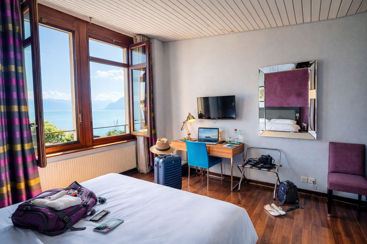 Superior-Doppelzimmer, Blick auf den Weinberg