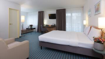 Superior Queen Room | Escritorio, cortinas blackout, insonorización y wifi gratis