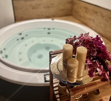 Sauna, hot tub, steam room, Turkish bath