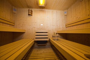 Sauna, hot tub, steam room, Turkish bath