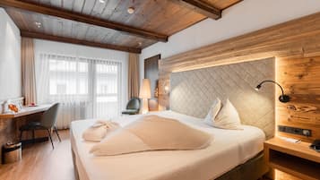 Ropa de cama hipoalergénica y minibar