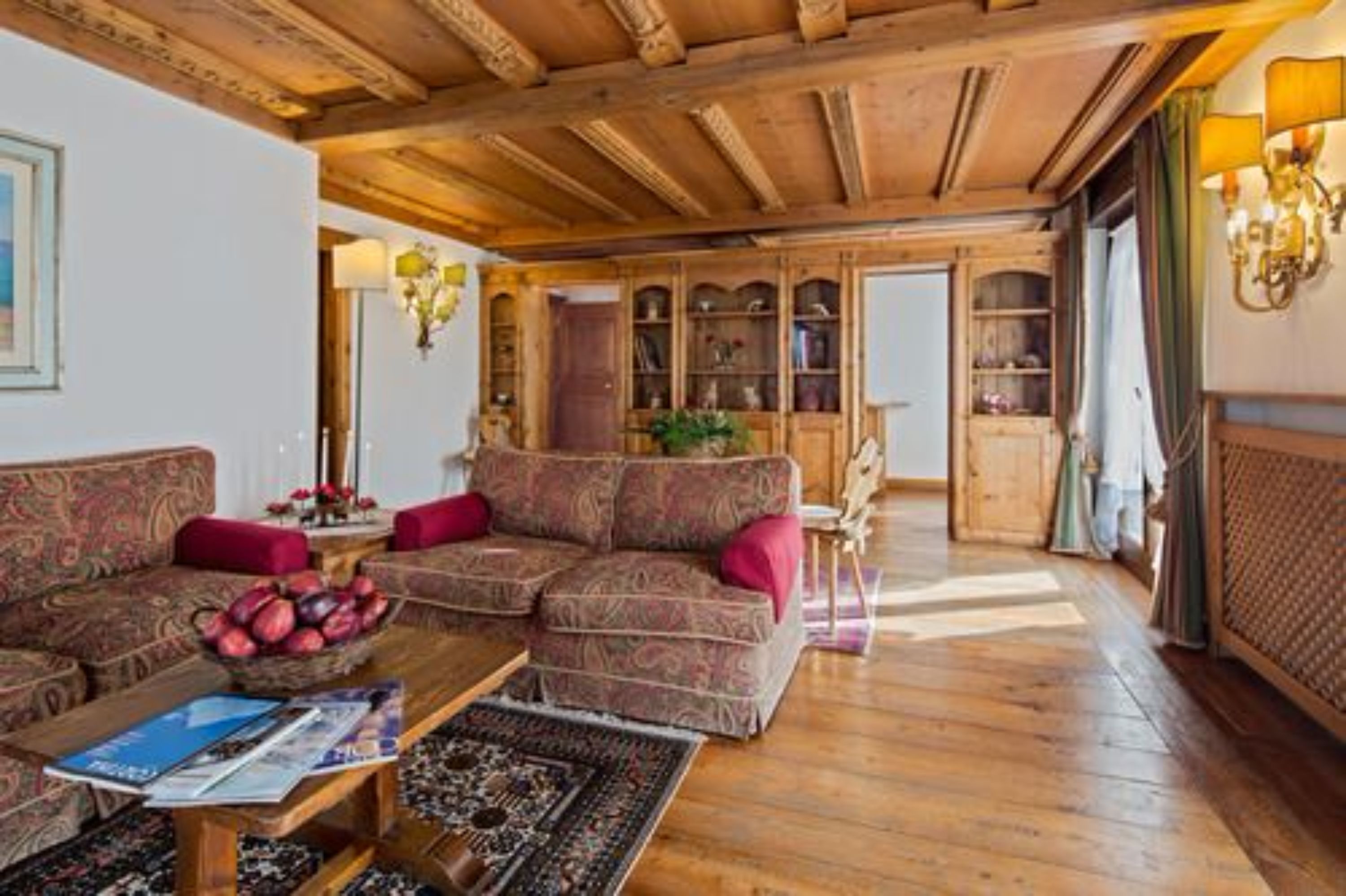 superior suite, 2 bedrooms, mountain view | living area | 49-inch lcd tv with digital channels, tv