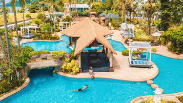 Poolside bar