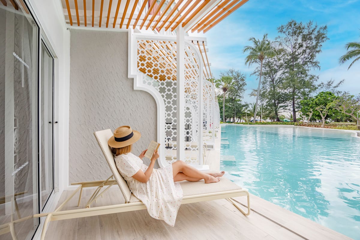 Lagoon Pool Access Deluxe Terrace | Balkon