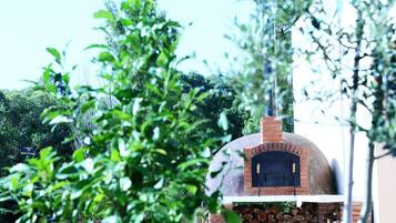 Breakfast, lunch, dinner served; international cuisine, pool views