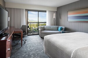 Room, 1 King Bed with Sofa bed, Pool View (Balcony) | Premium bedding, in-room safe, desk, laptop workspace