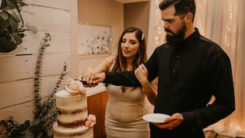 Área interna para casamento