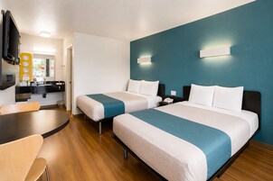Standard Room, 2 Double Beds, Non Smoking | Free WiFi, bed sheets