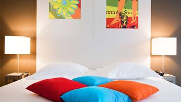 Premium bedding, in-room safe, desk, blackout curtains