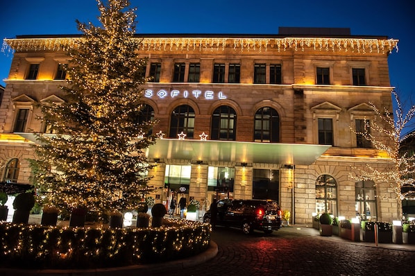 Front of property – evening/night
