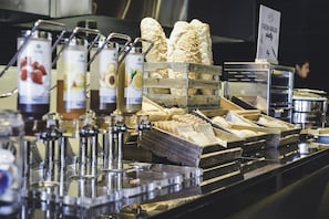 Daily buffet breakfast (EUR 19 per person)