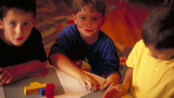 Children can build and create in this play area.