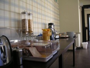 Daily buffet breakfast (EUR 5 per person)