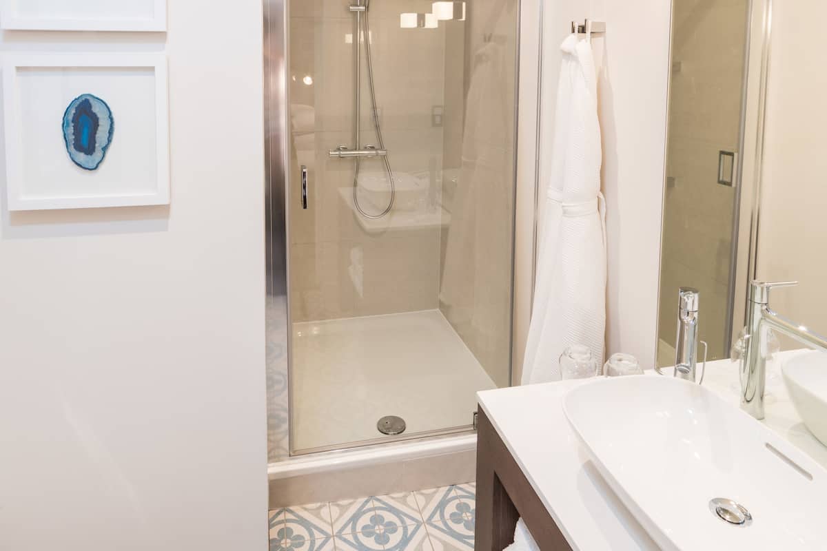 free toiletries, hair dryer, bathrobes, slippers