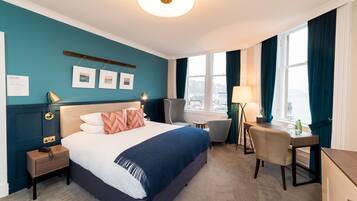 Junior suite | Lakens van Egyptisch katoen, luxe beddengoed, pillowtop-bedden