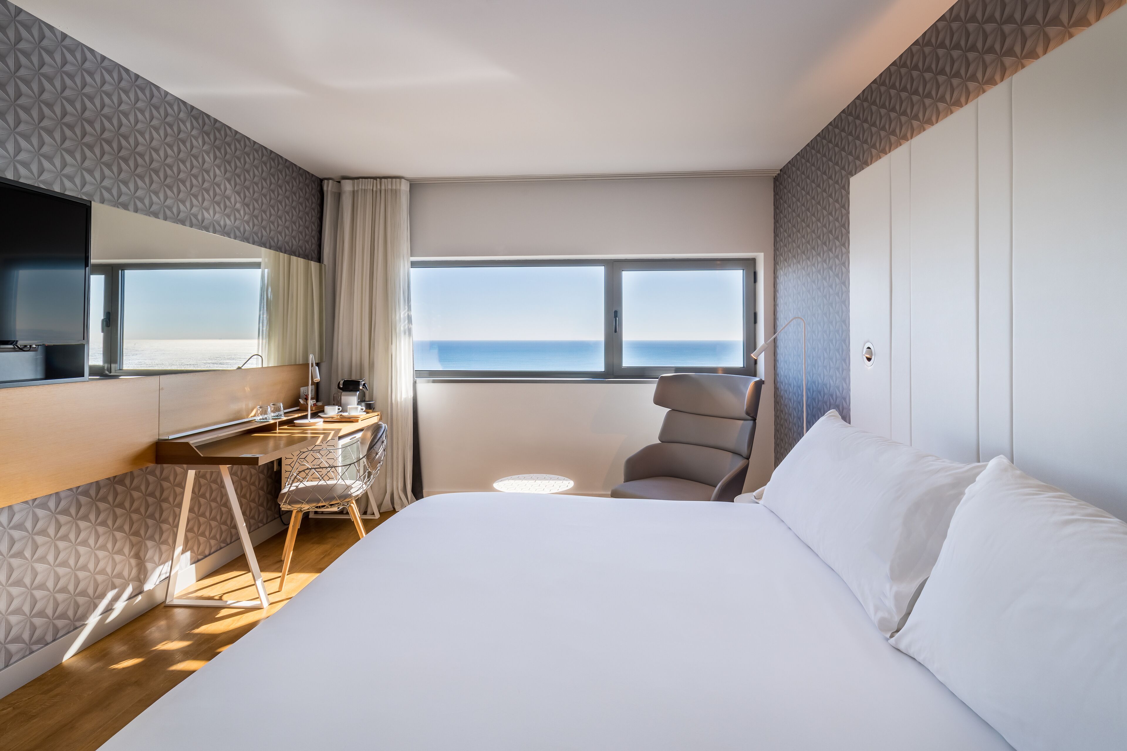 Deluxe kamer, uitzicht op zee | Uitzicht vanuit de kamer