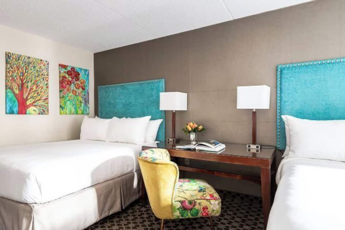 Blackout curtains, free cots/infant beds, rollaway beds, free WiFi